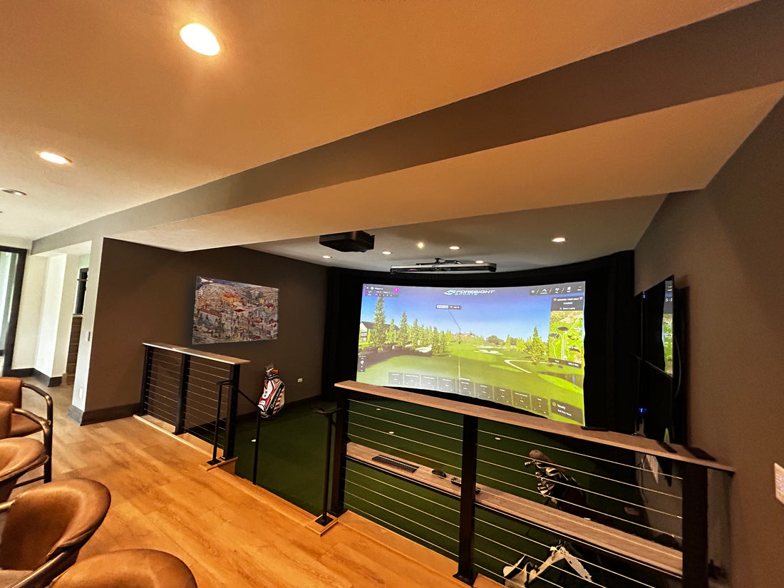 Featured Image for Best Home Golf Simulator Buying Guide.