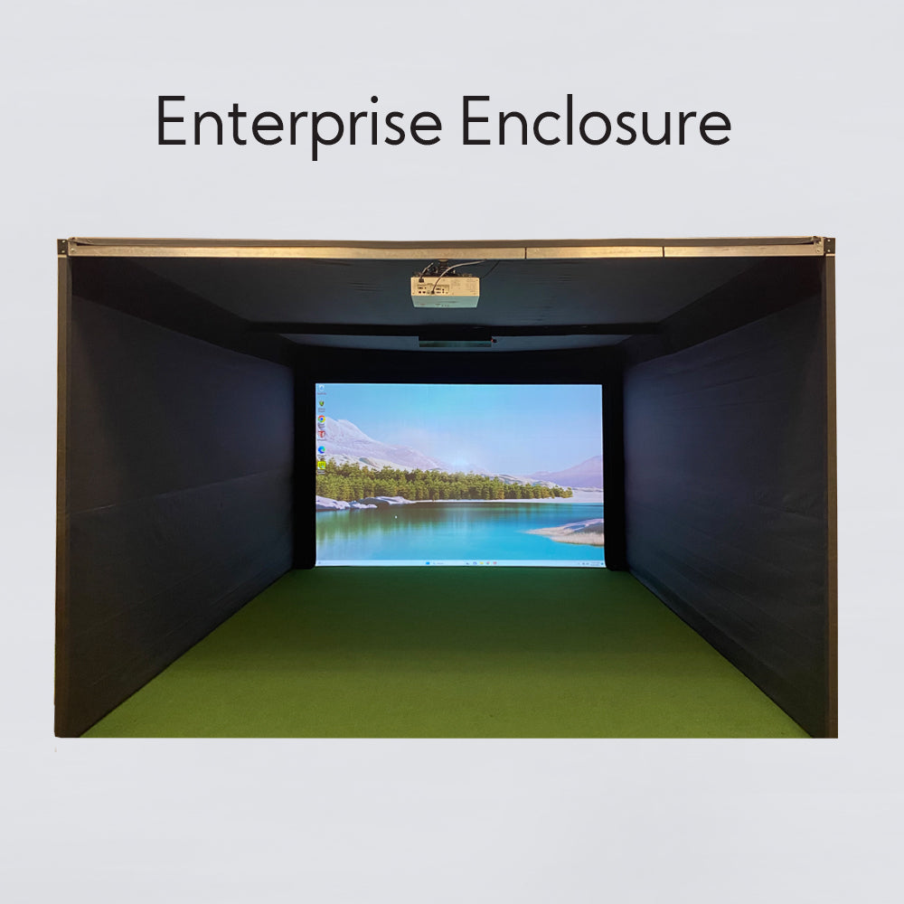 Enterprise Commercial Golf Simulator Enclosure 15' x 18' x 10'