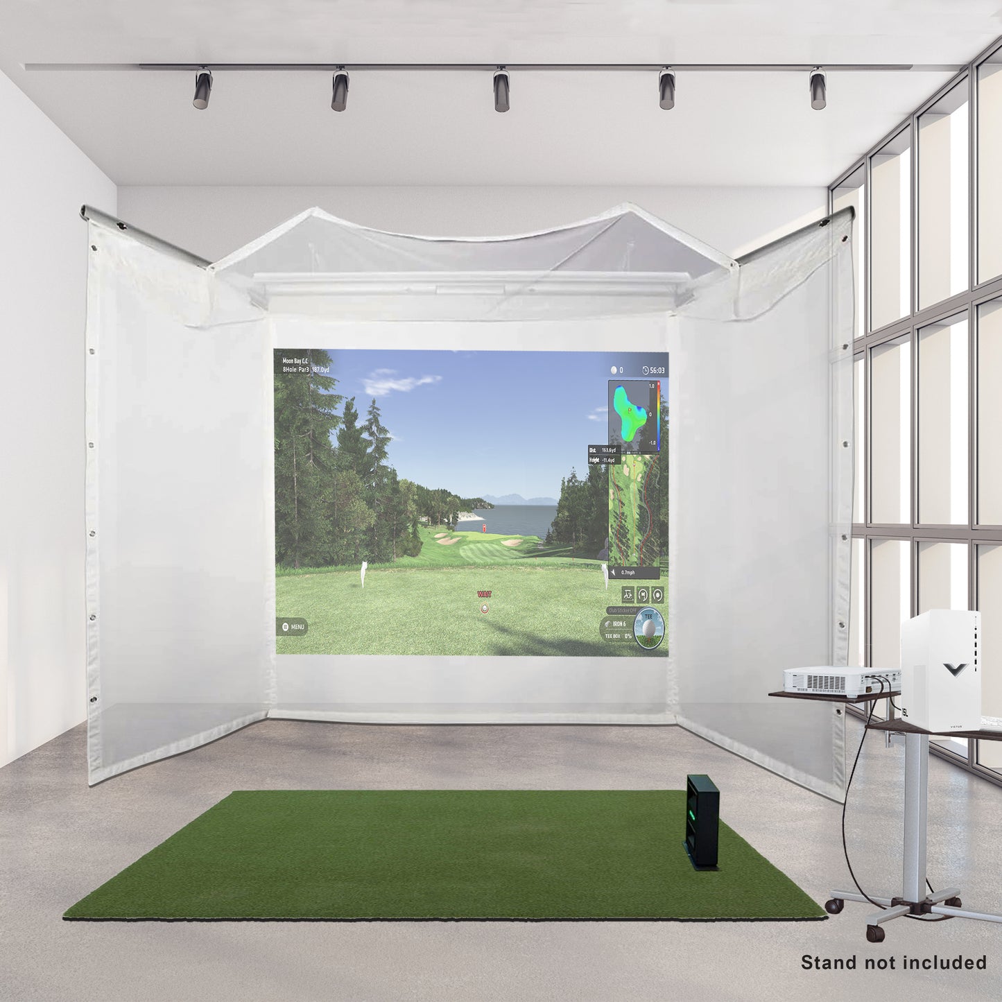 Uneekor Eye Mini Lite Golf Simulator Package