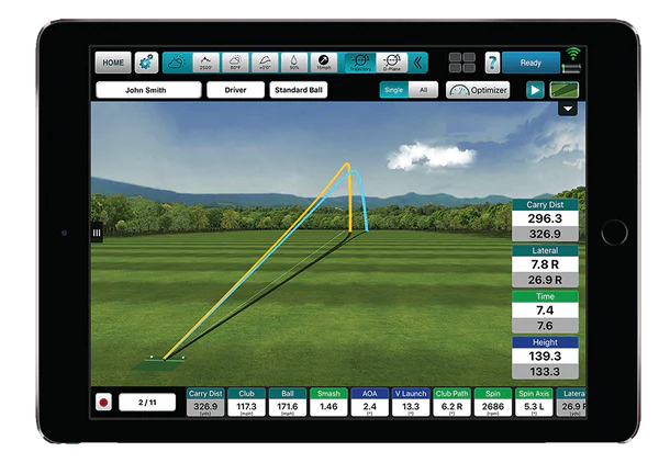 FlightScope X3 Tracers on iPad