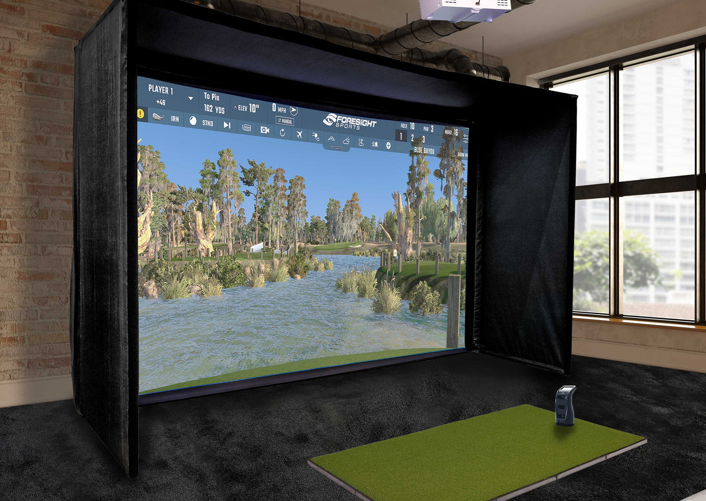 Foresight GC3 Ace Medalist Golf Simulator Package 