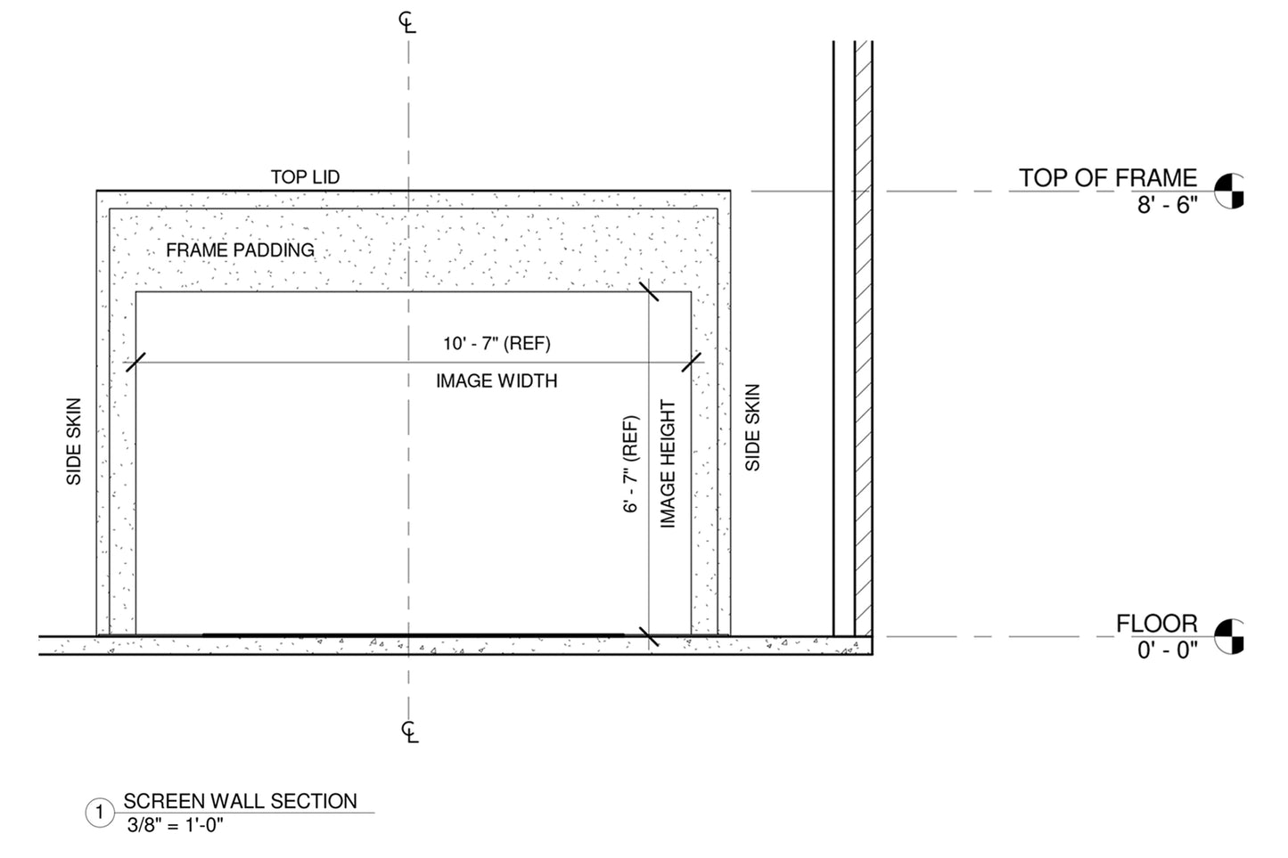 Medalist Enclosure Wall Plan