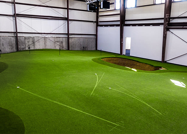 Custom Installed Indoor PuttView Green