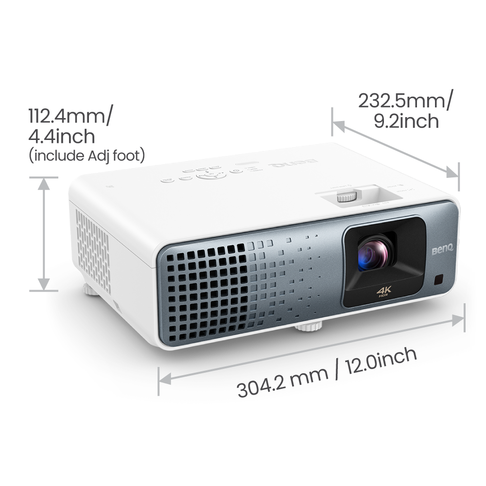 BenQ TK710 Projector Dimensions